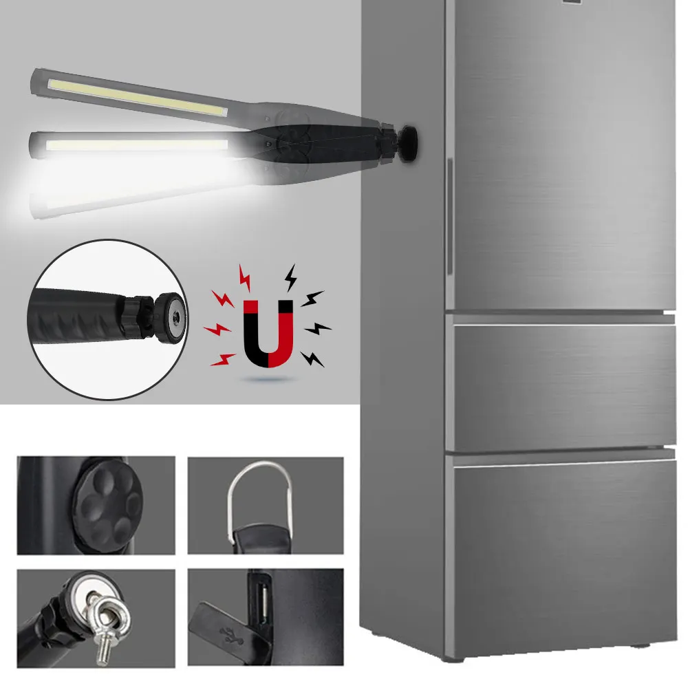 Горячая Распродажа тонкий рабочий светильник скалолазание фонарик портативный