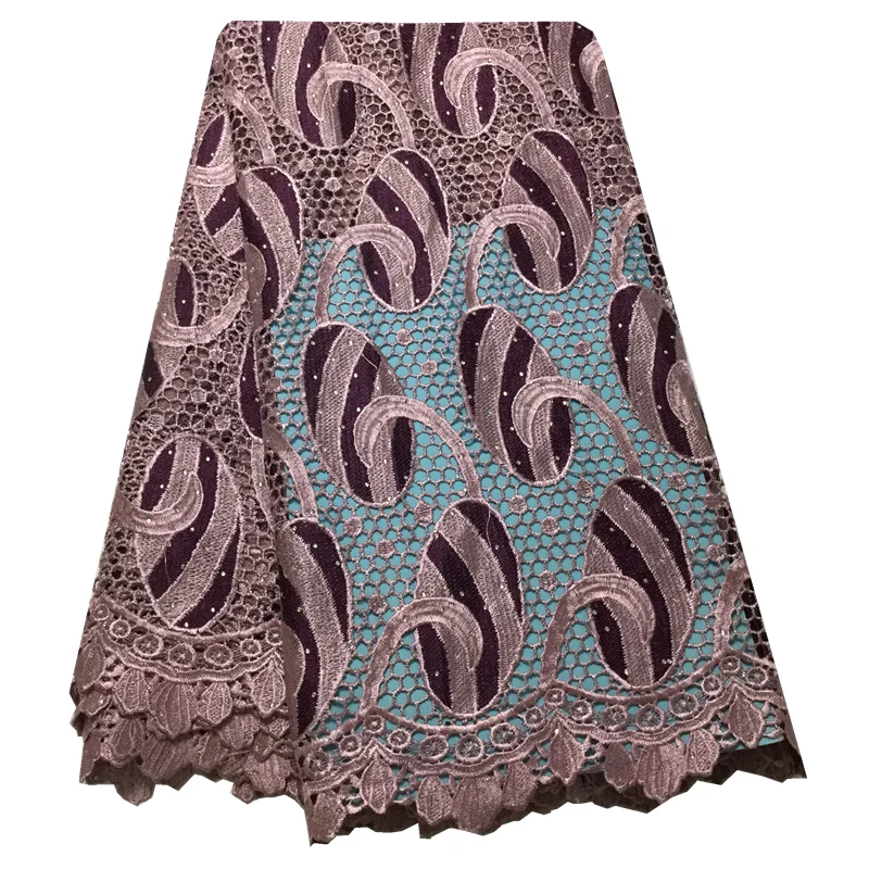 french guipure Lace Fabric 2020 Latest African Cord With Embroidery Mesh Tulle Nigerian wedding party | Дом и сад