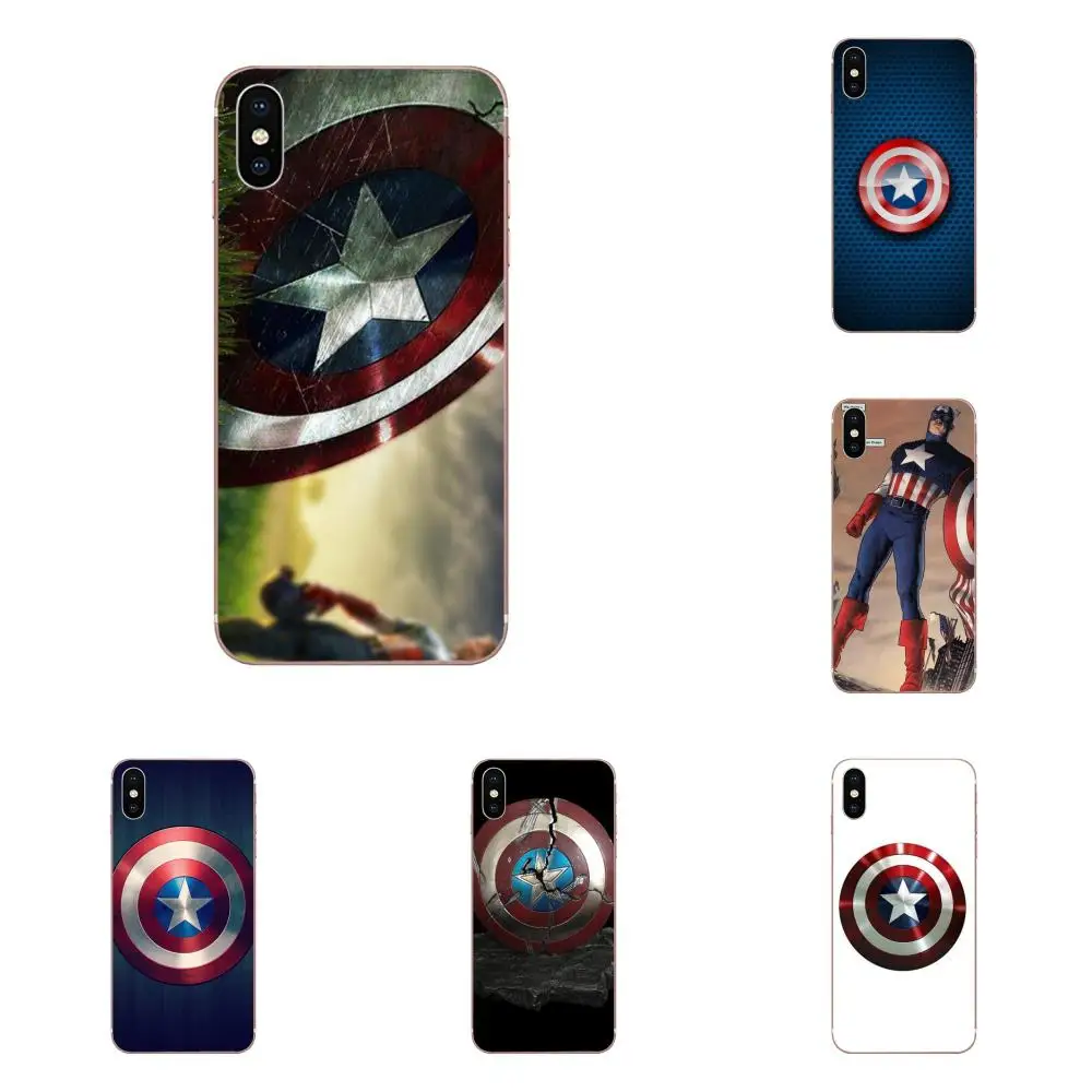 

Captain America Shield For Xiaomi Mi3 Mi4 Mi4C Mi4i Mi5 Mi 5S 5X 6 6X 8 SE Pro Lite A1 Max Mix 2 Note 3 4 Mobile Cases