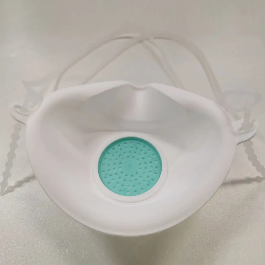 

Mask With filter valve Food grade silicone Dust and fog protection N95 / FFP3 grade protective mask 1pcs