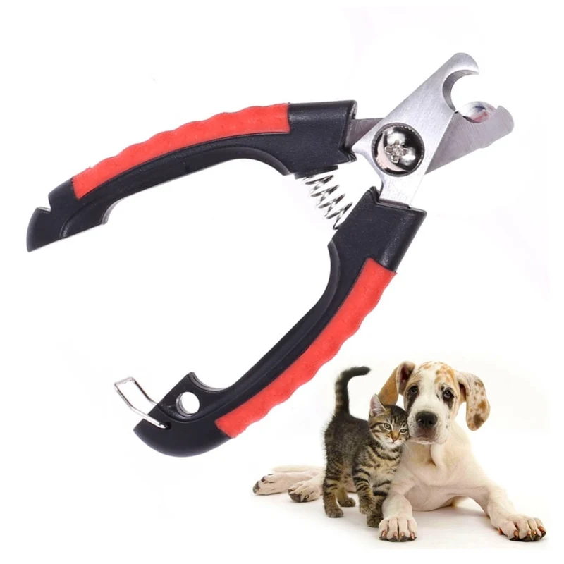 Cortauñas profesional para perros y gatos, cortaúñas de acero inoxidable para el cuidado de mascotas, cortaúñas para animales