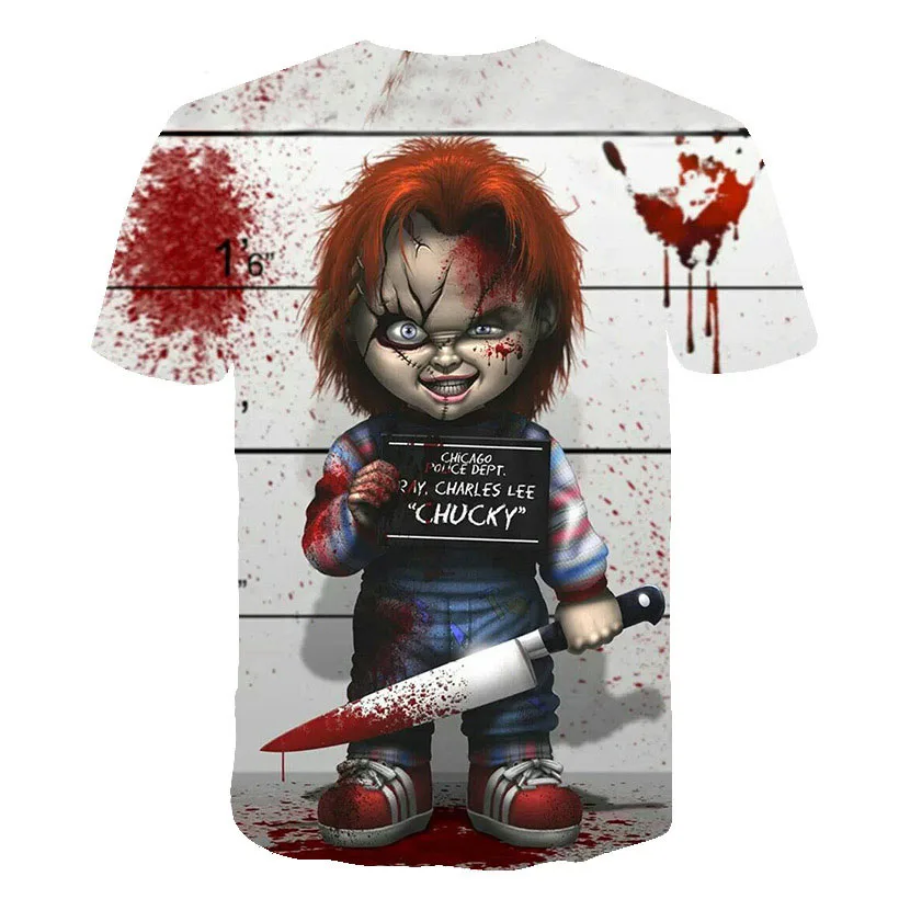 Детская футболка с 3D принтом из фильма ужасов Пенни Вайз клоун Джокер уличная футболка в стиле хип-хоп для мальчиков и девочек крутая Одежда для мальчиков