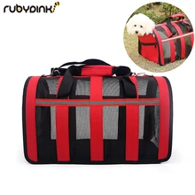 Переносная сумка для собак, переносная сумка для кошек, дышащая складная дорожная сумка для переноски щенка, Сетчатая Сумка на плечо, товары для домашних животных