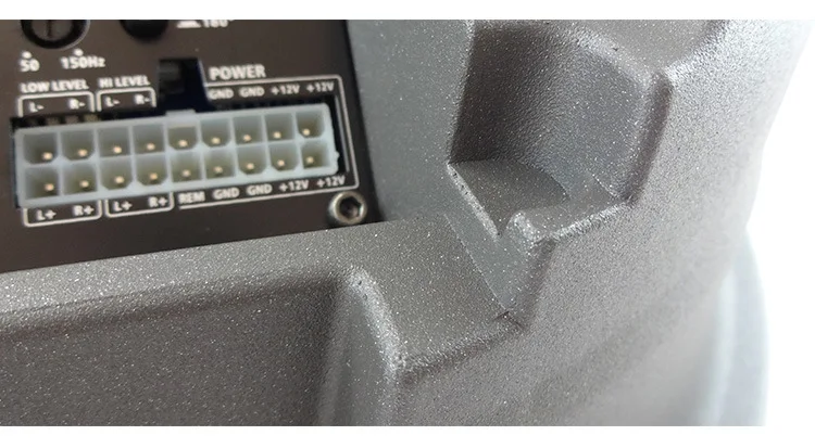 Качественная автомобильная активная запасная шина сабвуфер усилитель багажник шина бас динамик для автомобиля аудио чистый бас алюминиевый корпус НЧ динамик 20-150 Гц