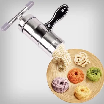 

2019 Manual Stainless Steel Noodle Maker Press Pasta Machine Crank Cutter Fruits Juicer Cookware Making Spaghetti Kitchen Tools