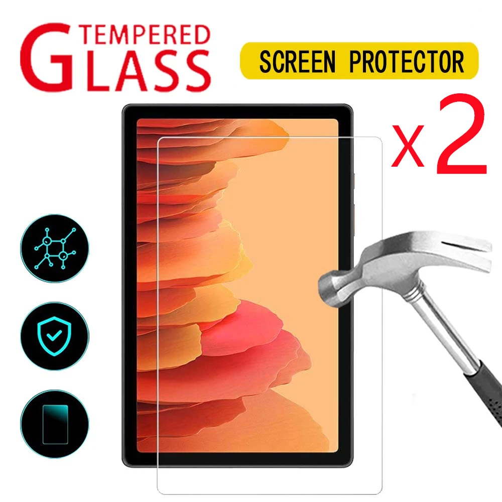 2Pcs Tablet Screen Protector for Samsung Galaxy Tab A7 10.4 Inch 2020 Screen Protector for SM-T500 T505 T507 Protective Glass tablet pillow pad