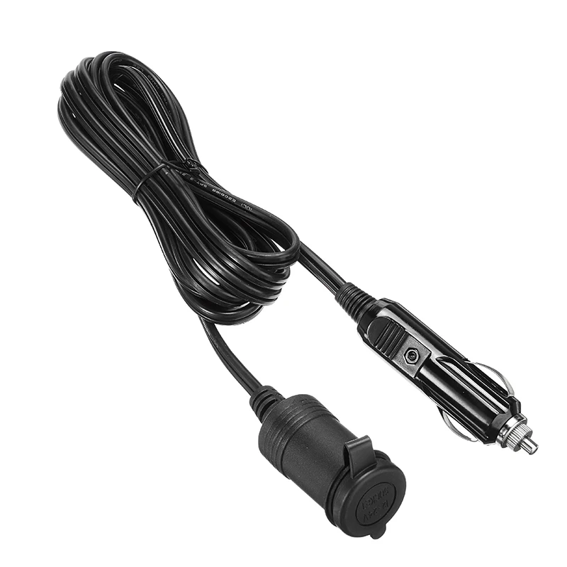 12V 24V 10A гнездо для автомобильного прикуривателя провод удлинитель Зарядное