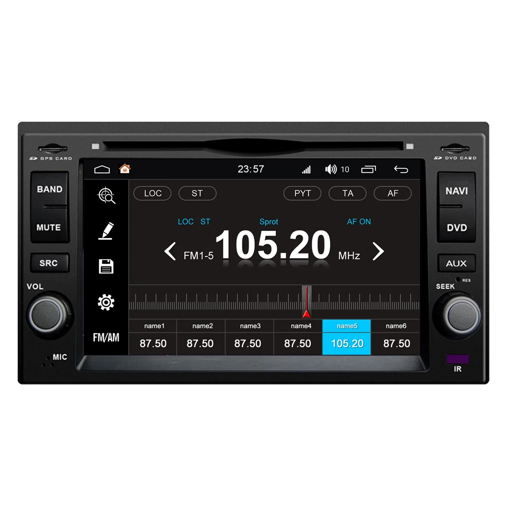 Для Kia Cerato Sportage Spectra Sorento Rondo Carens Optima Android 8 0 автомобильный медиаплеер 2Din GPS радио