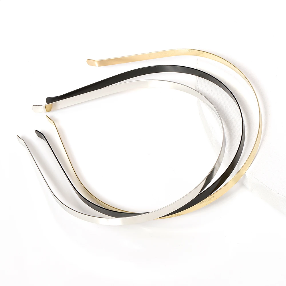 

5pcs Stainless Steel Headband Base 3 4 5 6 7mm Blanks Handicraf Setting for DIY Headwear Jewelry Making Accessories Wholesale
