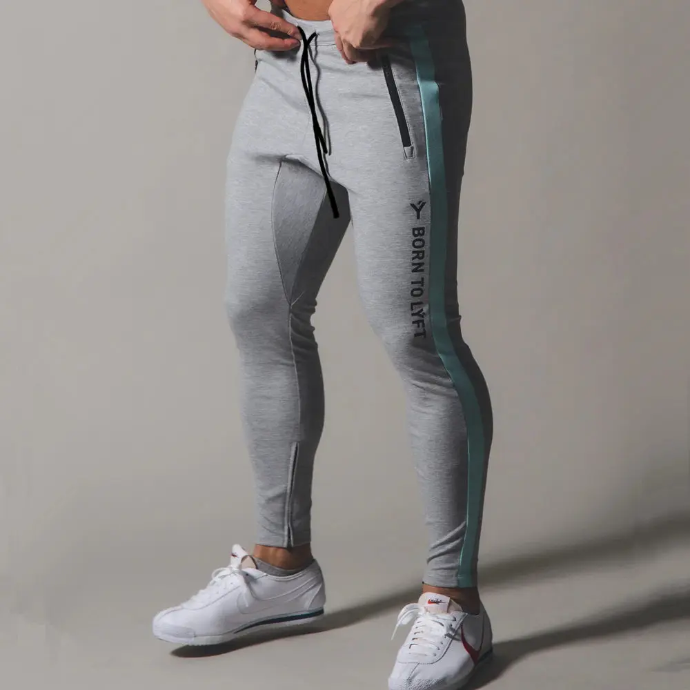old navy sweatpants Joggers Sweatpants Men's Casual Pants Bodybuilding Skinny Trousers Male Gym Fitness Workout Cotton Trackpants Running Sport Wear cotton track pants