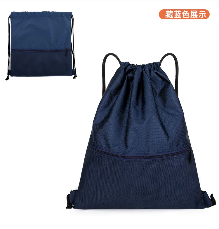 Drawstring Пляжная Сумка для занятий фитнесом на открытом воздухе спортивная сумка-мешок на шнурке баскетбольный рюкзак мужская и женская сумка на шнурке поколение