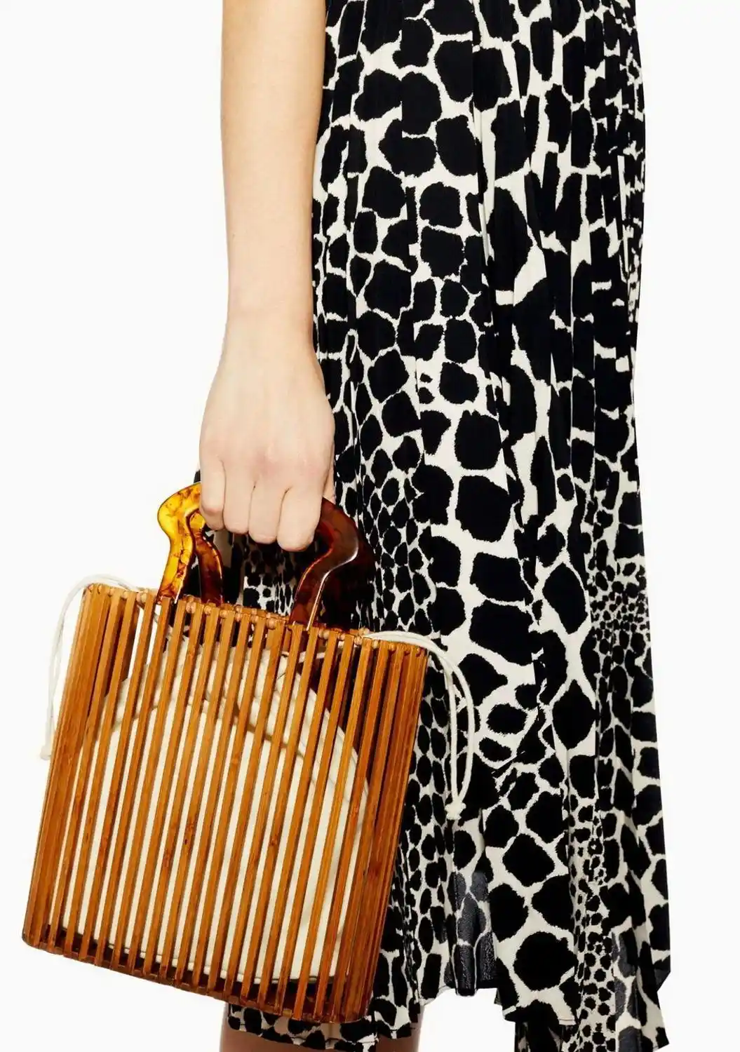 Acrylic bamboo bag Clearance