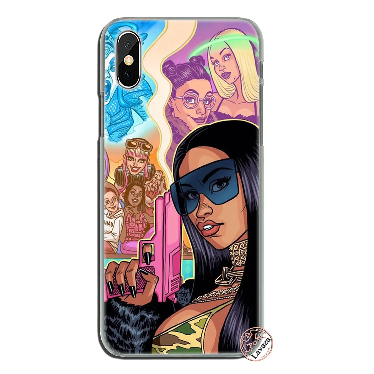 Lavaza Nicki Minaj Rapper Популярный Жесткий чехол для телефона iPhone XR X 11 Pro XS Max 8 7 6S 5 5S SE 4S 4 10 - Цвет: 12