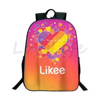 

16 Inch Likee Backpack LIKEE App Bag Student Bag Boys and Girls School Bags Back to School Laptop Backpack Travel Backpack