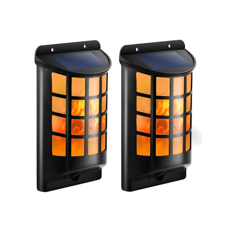 Солнечный настенный светильник пламя огонь ba deng двора сада Ландшафтные огни 66LED напрямую от производителя продажи