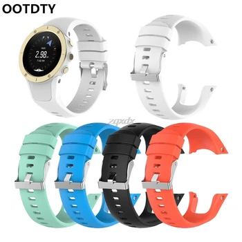 

OOTDTY Silicone Replacement Wrist Band Strap For Suunto Spartan Trainer Wrist HR Watch