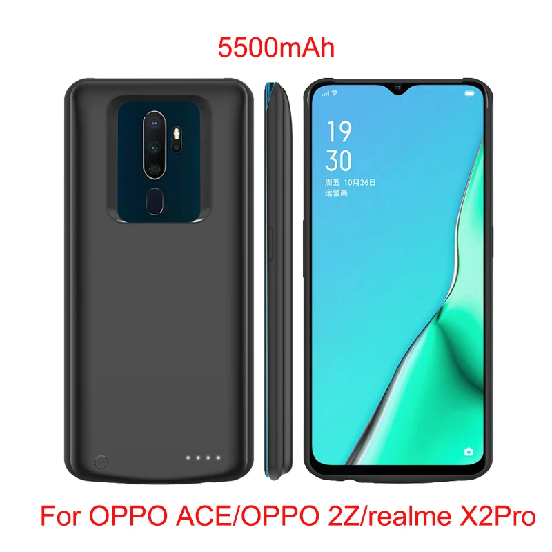 Чехол для зарядного устройства для OPPO Realme 3 Pro X Lite K3 A11X A9 A5 2010 Reno 2 Z универсальный портативный внешний аккумулятор чехол для зарядного устройства - Цвет: OPPO Reno 2