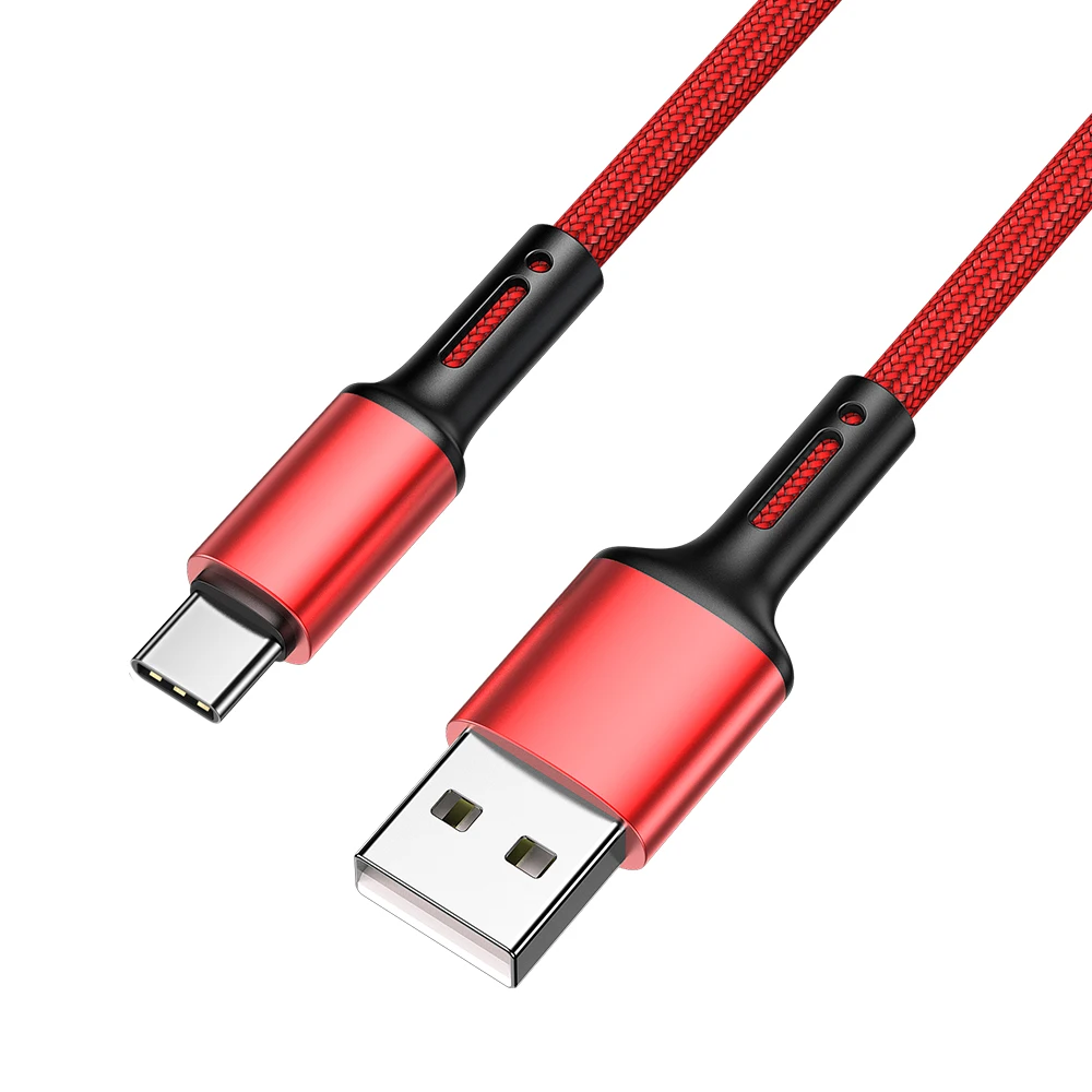 USB Type C Cable For Samsung Xiaomi Redmi Huawei POCO Sony Mobile Phone Cord Fast Charge Wire Short Long 2m 3m Data Charger USBC samsung phone charger cable Cables