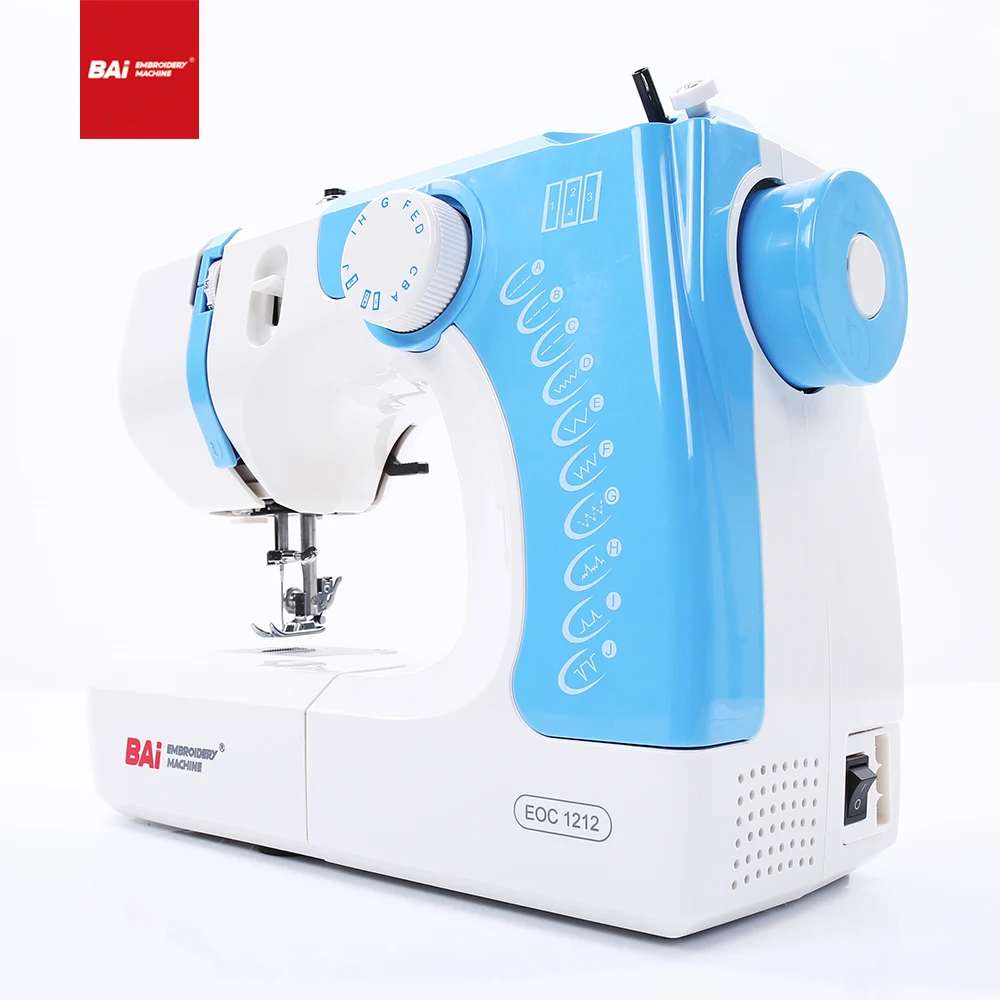 BAI housewife hand-held electric sewing machine built-in 12 kinds of stitches foldable handle | Дом и сад