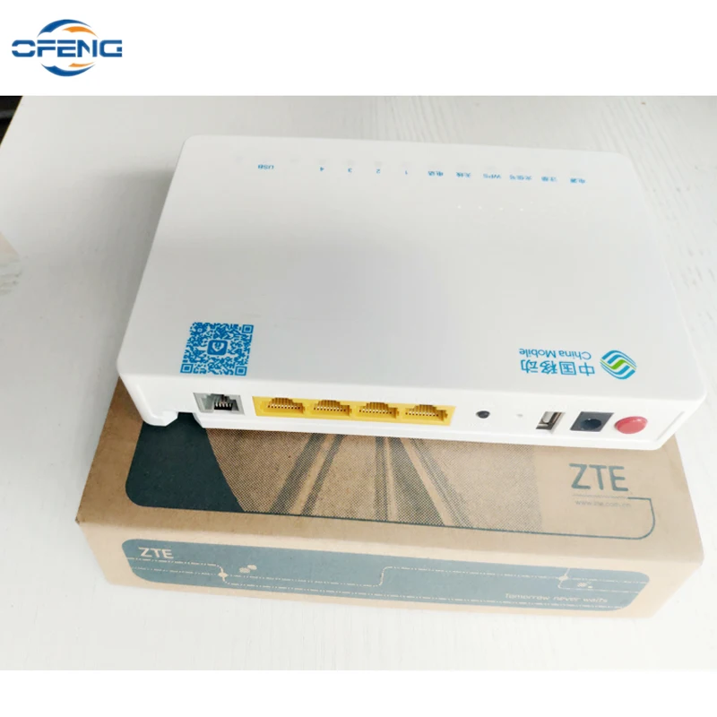 ZTE GPON ONT ZXA10 F663N FTTH ONU с 1GE + 3FE Ethernet портом английская прошивка Волоконно Оптический