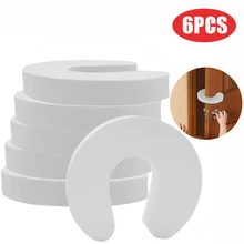 6 шт. дверные ворота декоративные двери уход за ребенком мягкие многоразовые C образные двери безопасности палец охранники для шкафа ящика двери