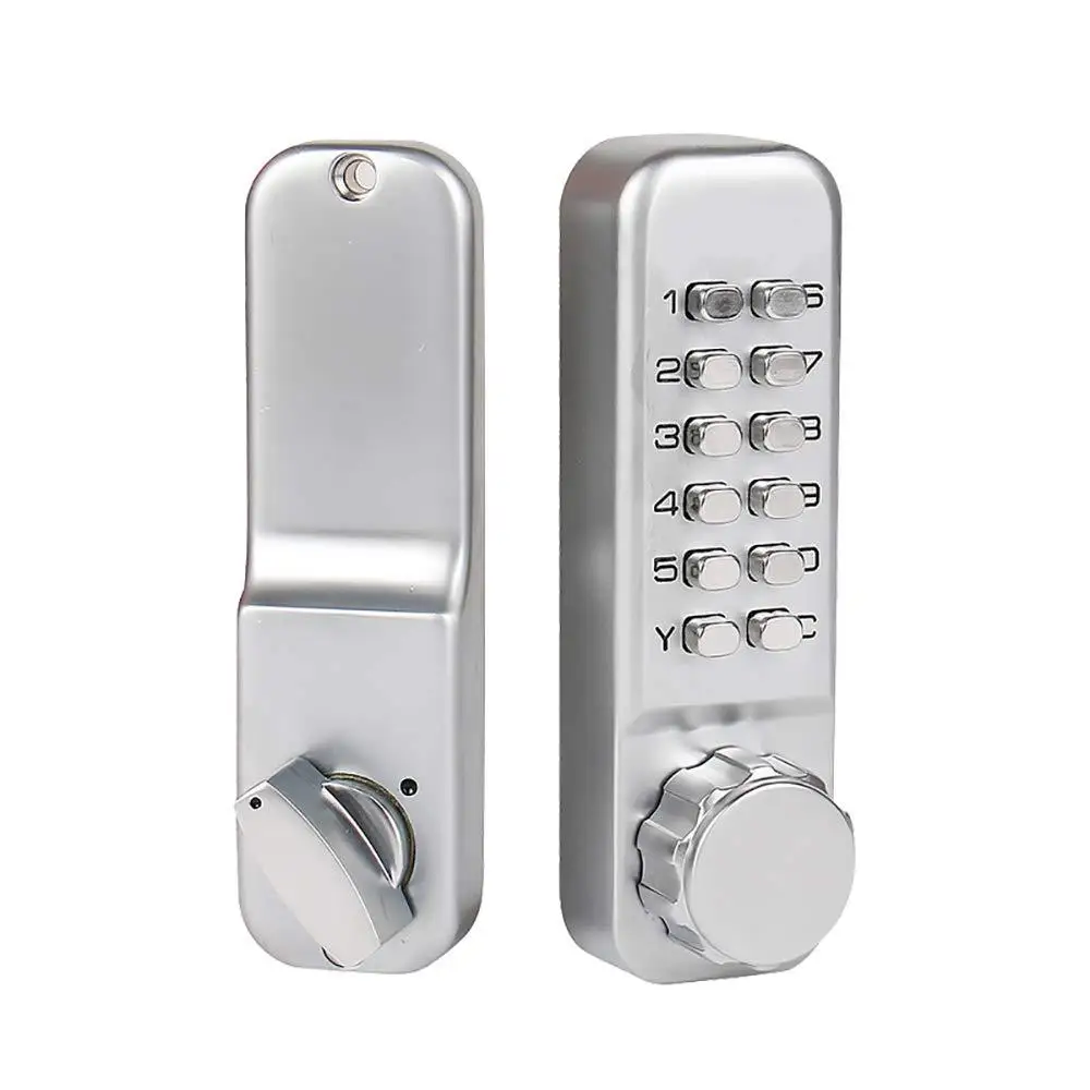Mechanical Digital Door Lock Waterproof and Rustproof Push Button Keyless Code Combination Set | Обустройство дома