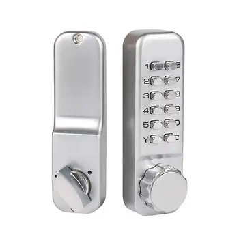 

Mechanical Digital Door Lock Waterproof and Rustproof Push Button Keyless Code Combination Lock Set