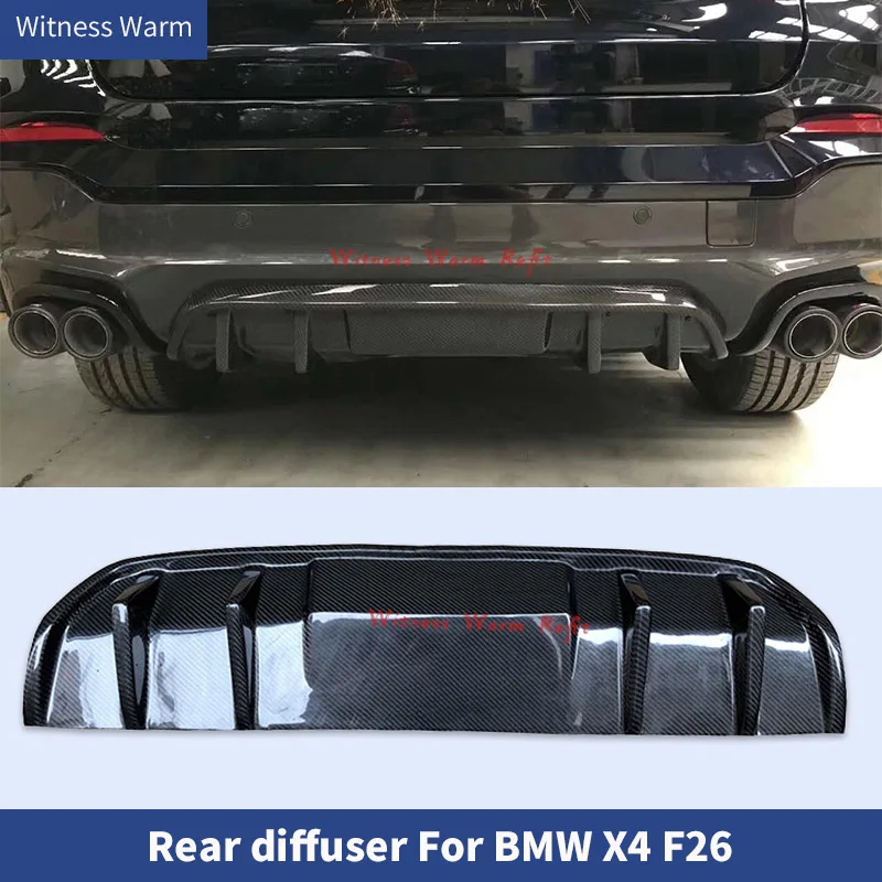 Диффузор для заднего бампера из углеродного волокна Bmw X4 F26 бампер спойлер