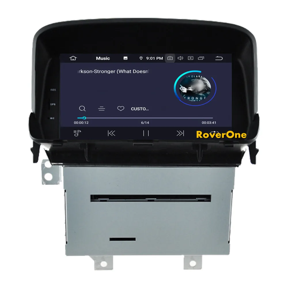 Автомагнитола RoverOne DVD gps для Opel Mokka Android 9,0 Восьмиядерный сенсорный мультимедийный плеер головное устройство Bluetooth PhoneLink