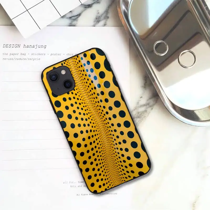 apple iphone 11 Pro Max case YAYOI KUSAMA art Phone Case For iPhone 11 12 Mini 13 Pro XS Max X 8 7 6s Plus 5 SE XR Shell iphone 11 Pro Max wallet case