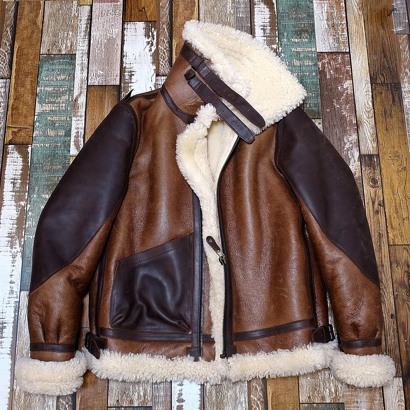 

mission One hundred combat merino sheep fur one male winter warm fur clothing very thick fur coat warm in winter