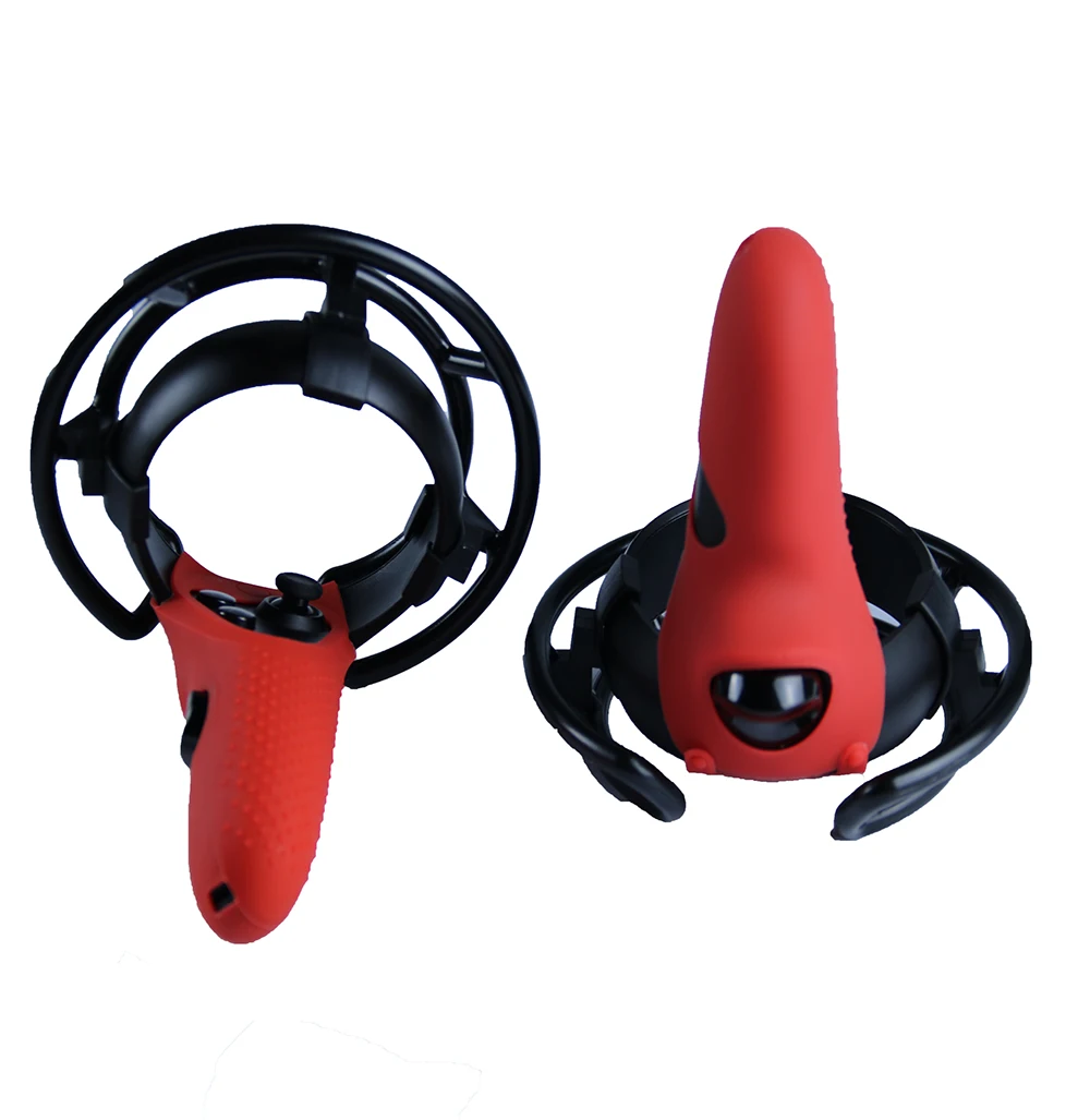 2 в 1 защитное кольцо для сенсорного захвата для Oculus Quest или Rift S Cage Guard аксессуары защита от бросок ручка Защитная подставка(рамка