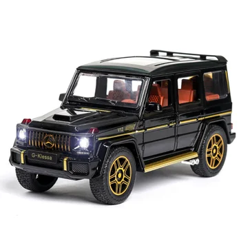 

1:24 1:32 G63 Diecasts & Toy Vehicles Toy Metal Toy Car Model Wheels High Simulation Sound Light Pull Back Collection Kids Toys