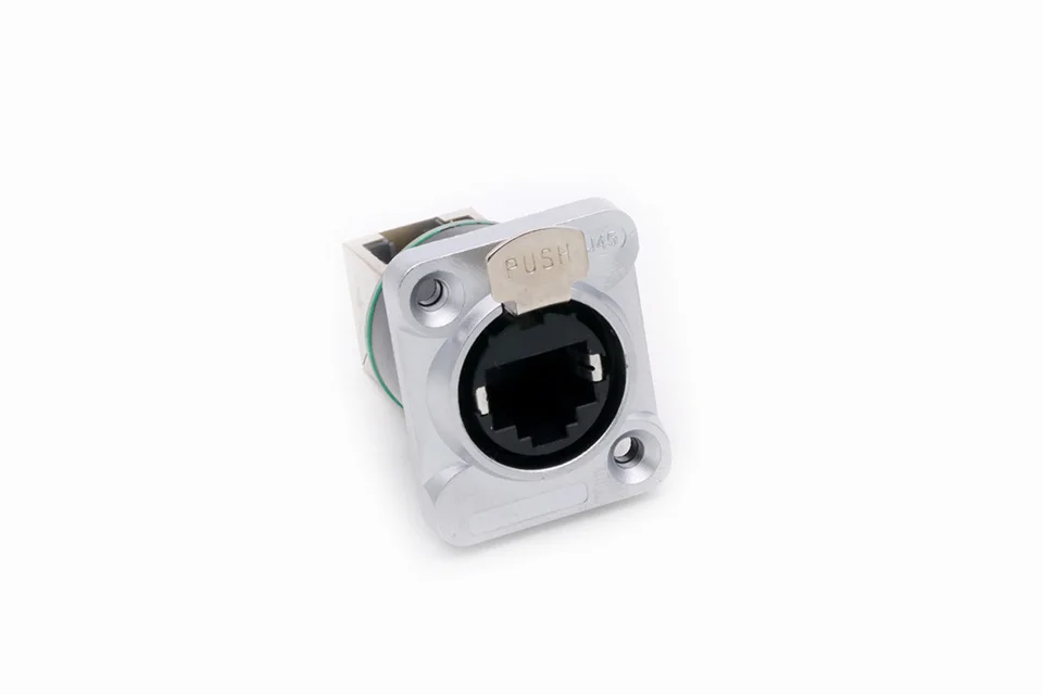 conector de rede conector de ethernet para painel ângulo reto para opções