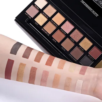 

14 Colors Matte Shimmer Eyeshadow Palette Smooth Lasting Makeup Kit Charming MPwell