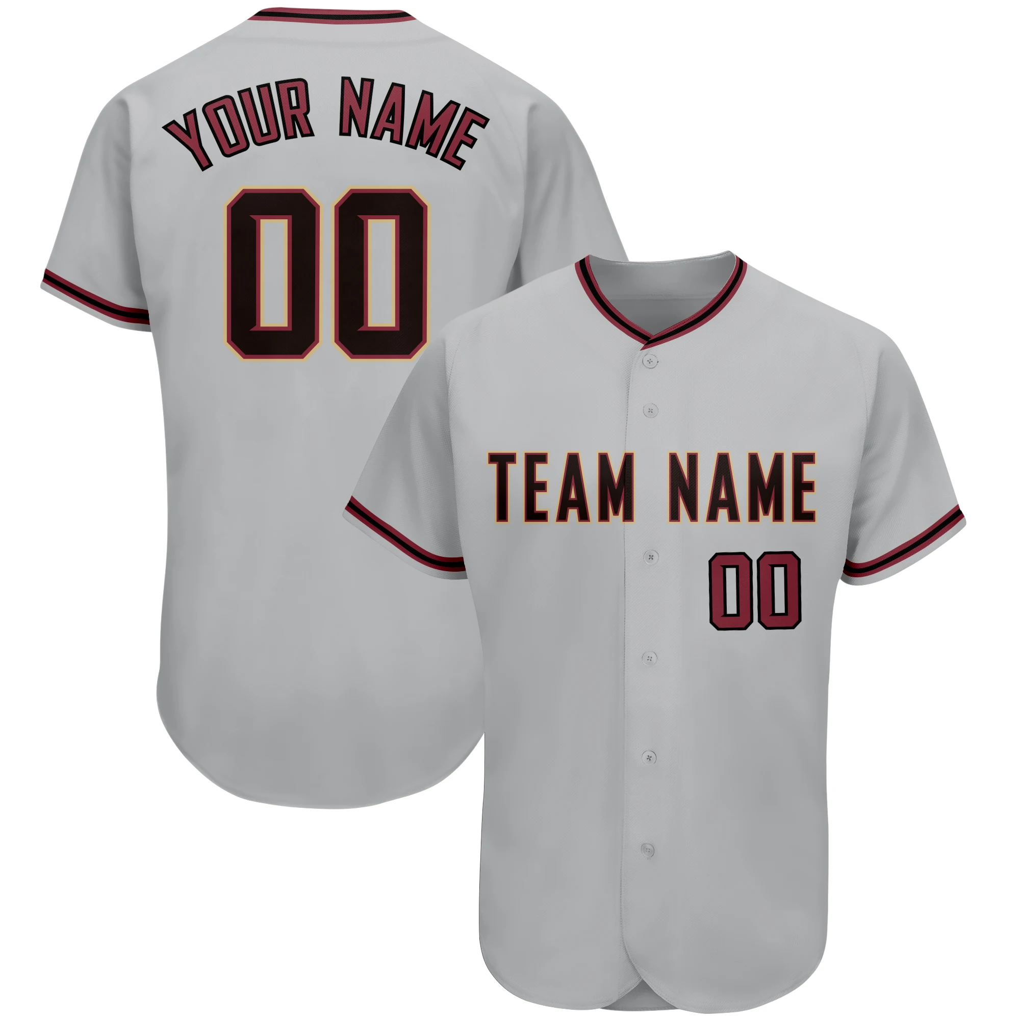 Baseball Jersey Full Sublimated Team Name/Numbers Breathable Soft Tee Shirts for Adults/Kids Outdoors Game/Party Big size
