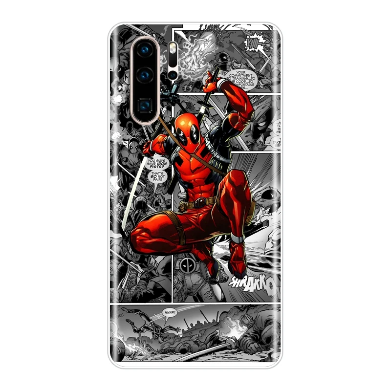 Мягкий силиконовый чехол из ТПУ для телефона huawei P30 Lite Pro P20 Lite Marvel задняя крышка для huawei P Smart Z P Smart Plus - Цвет: No.3