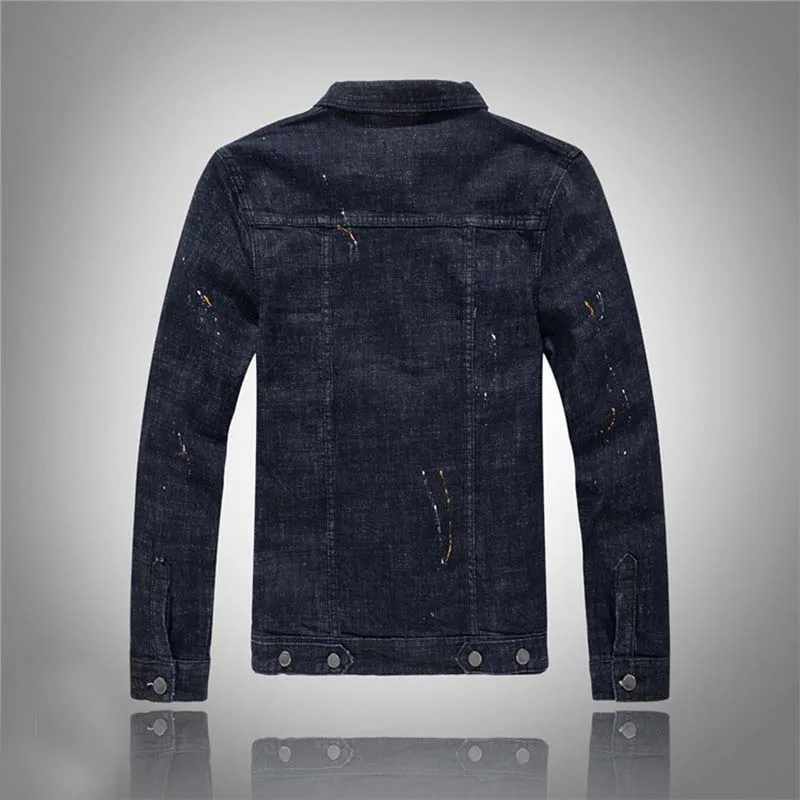 KIOVNO для мужчин Карго повседневные джинсовые куртки Slim Fit горошек цветные джинсы куртки верхняя одежда для мужчин Размер Multi Мульти Карманы