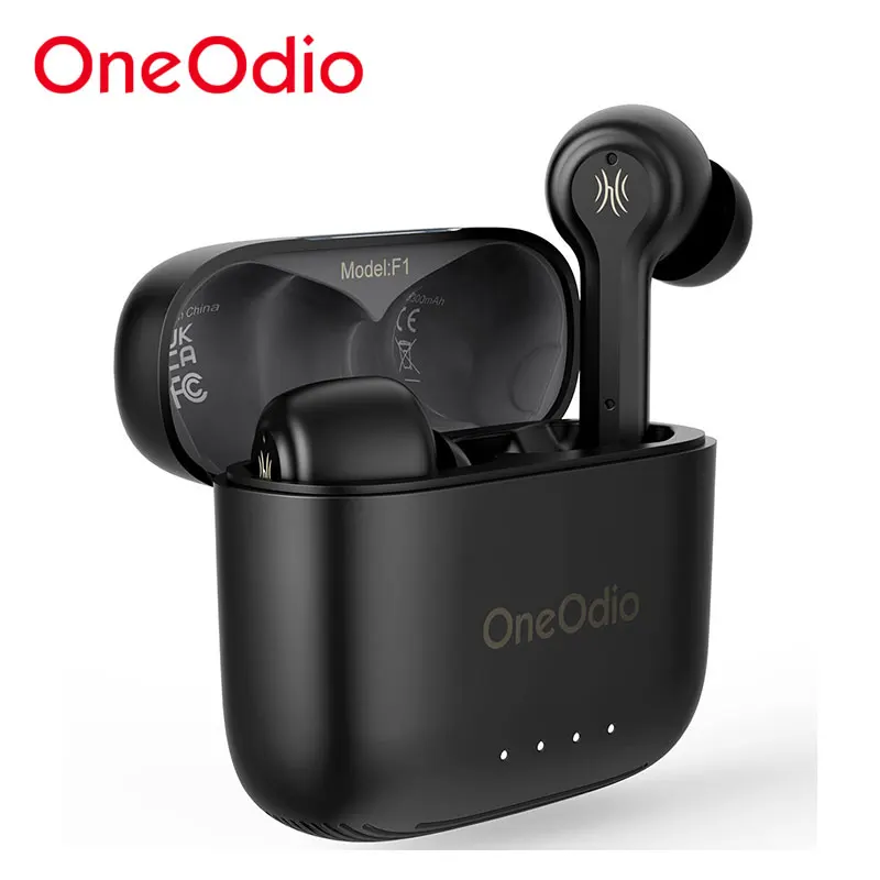 TWS-стереонаушники Oneodio F1 с поддержкой Bluetooth 5 0 и зарядным футляром | Электроника
