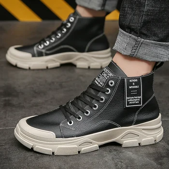 

Men Fashion ShoesHigh Top Vintage Martin boots men casual shoesJoker simple