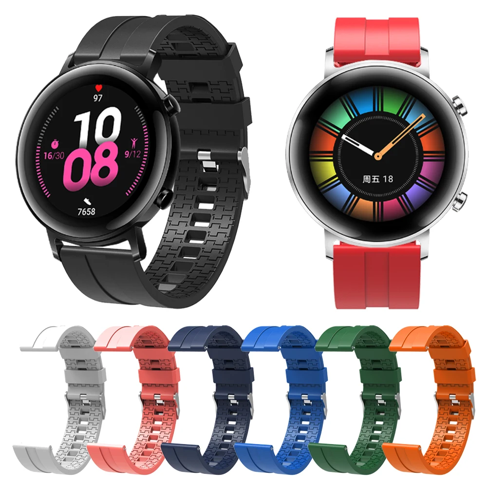 Correa de silicona GT2 de 46mm para HUAWEI WATCH GT 2, pulsera de reloj  clásica/edición deportiva GT Active HONOR Magic, 42mm|Accesorios  inteligentes| - AliExpress