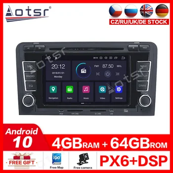 

DSP Android 9.0 Car DVD Player GPS Navigation For Audi A3 S3 2003-2013 Car Auto Stereo Radio Multimedia player Head Unit Video