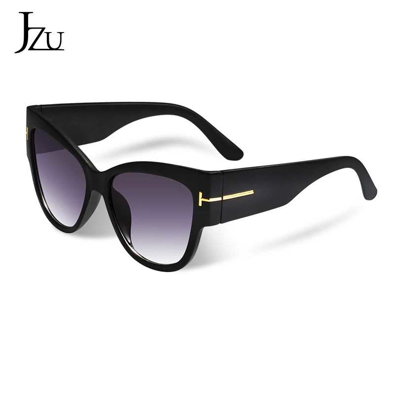 JZU, новинка, Том, модные, брендовые, дизайнерские, кошачий глаз, женские солнцезащитные очки, Роскошные, женские, негабаритные, солнцезащитные очки, большие, Oculos feminino de sol