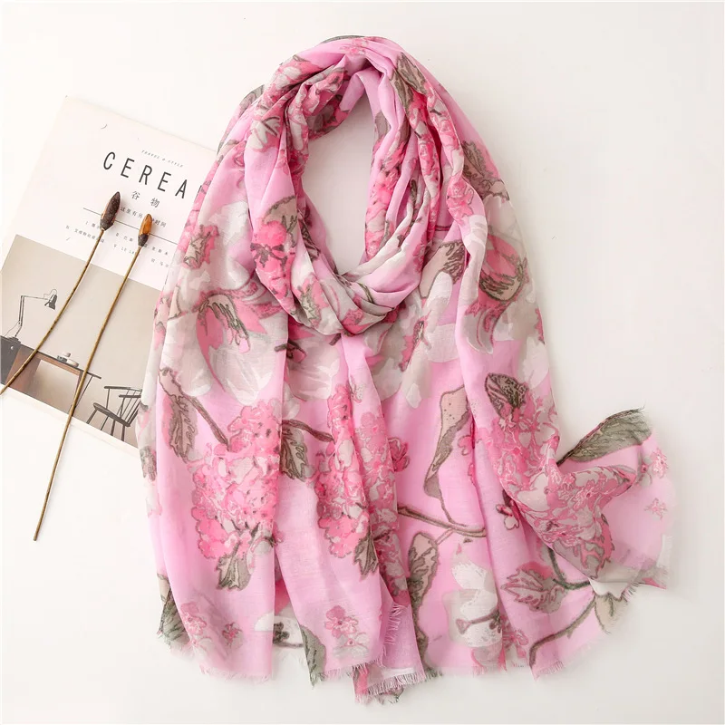 2021-new-ombre-flower-print-fringe-scarves-shawls-long-beautiful-beach-floral-muffler-wrap-hijab-free-shipping