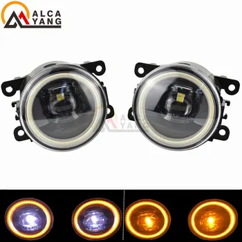

For Citroen DS3 2009-2018 Car H11 LED Fog Light Kit 4000LM Lens Angel Eye Daytime Running Light DRL 12V Accessories
