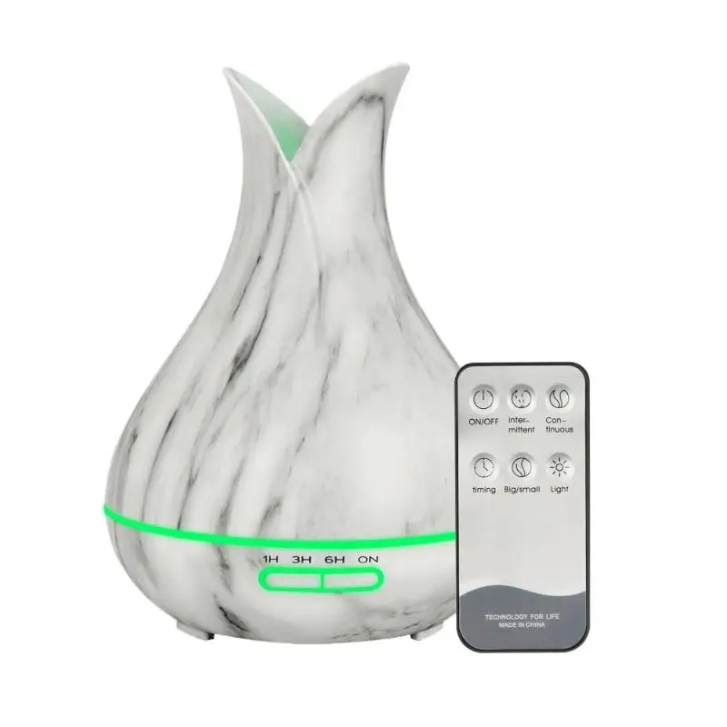 XMX-400Ml увлажнитель воздуха с дистанционным управлением мраморные зерна Арома масло диффузор очиститель воздуха 7 цветов Варианты лампы для дома