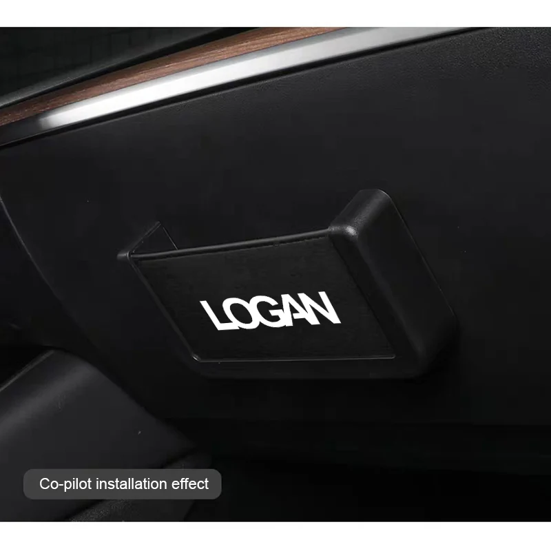 Автомобильный Органайзер коробка для хранения для Renault Logan сигаретный телефон очки держатель карточки IC органайзеры коробка аксессуары для автомобиля