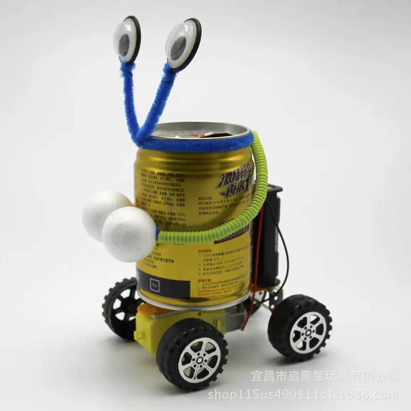 

Cans Robot Creative DIY Aliens Model Children Handmade Small Production Young STUDENT'S Science Experiment