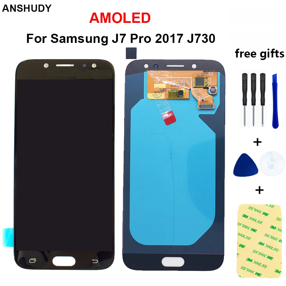 Amoled For Samsung Galaxy J7 Pro 2017 Lcd Display Touch Screen
