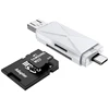 Micro USB OTG Card Reader USB 2.0 Type-C SD Card Reader Adapter, SD & TF Card Slots for Micro SD, SDHC, SDXC Memory Cards